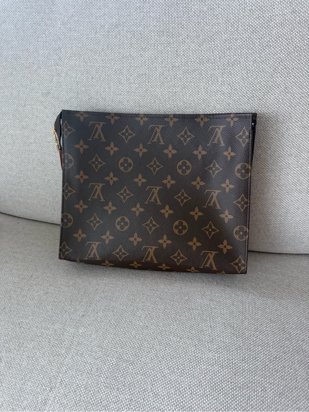 Louis Vuitton Brown Monogram Canvas Toiletry Pouch